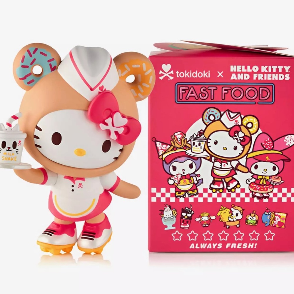 tokidoki x Hello Kitty and Friends Fast Food Sanrio Blind Box Figure HELLO KITTY - Picture 3 of 5